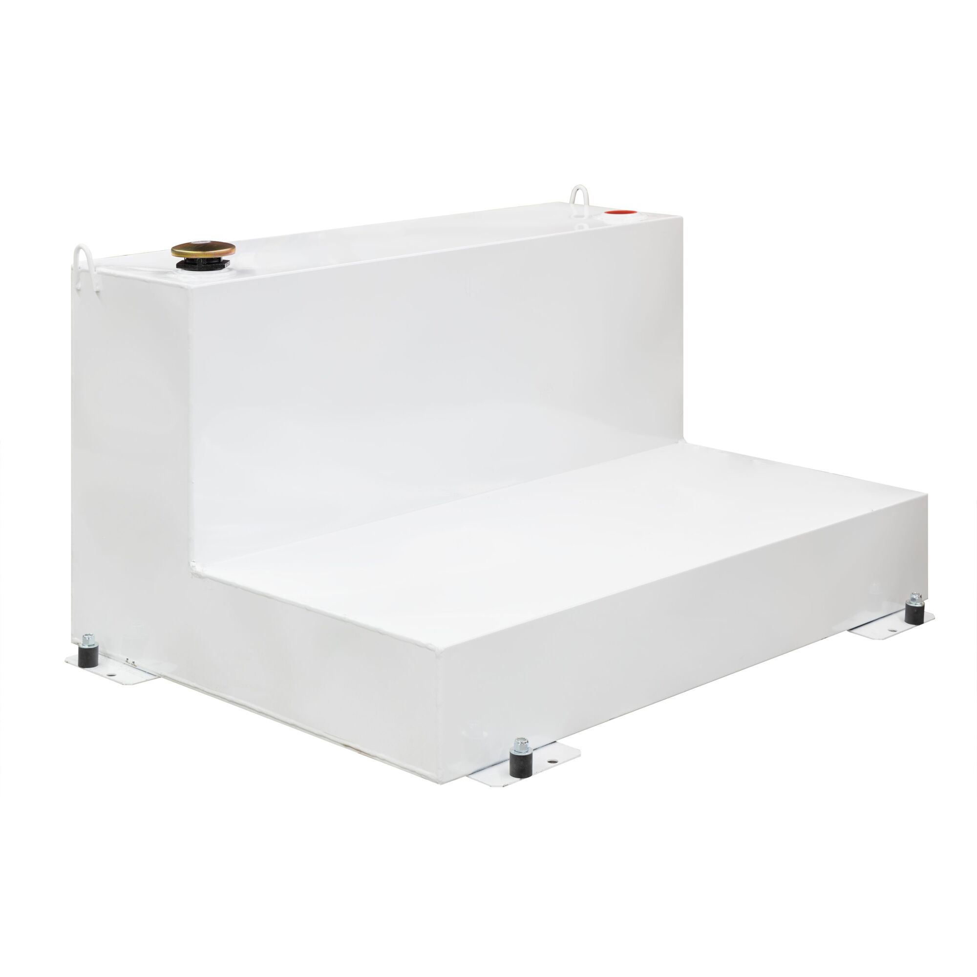 Better Built Steel Diesel Fuel Transfer Tank, 100-Gallon, L-Shaped, White, Model# 29235097